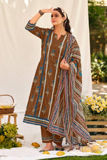 Load image into Gallery viewer, Designer Cotton Jacquard Daily Wear Salwar Suit