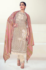 Load image into Gallery viewer, Chikoo Color Pure Cotton Block Print Casual Long Suit