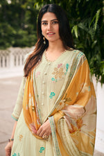 Load image into Gallery viewer, Elegant Mal Chanderi Embroidered Long Salwar Suit