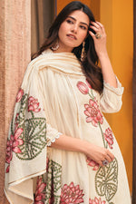 Load image into Gallery viewer, Designer Linen Suit With Embroidered Work