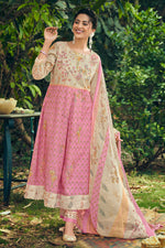 Load image into Gallery viewer, Pure Cotton Embroidered Digital Print Designar Salwar Kameez