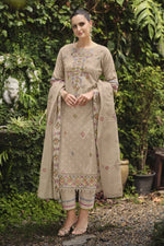 Load image into Gallery viewer, Designer Premium Cotton Jacquard Straight Cut Salwar Kameez