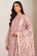 Load image into Gallery viewer, Pure Mal Chanderi Jacquard Embroidered Daily Wear Salwar Kameez