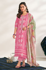 Load image into Gallery viewer, Pure Cotton Hand Block Print Daily Wear Salwar Kameez