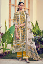 Load image into Gallery viewer, Traditional Block Print Cotton Salwar Kameez With Printed Bottom