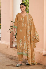 Load image into Gallery viewer, Pure Organdy Hand Block Print Designer Daily Wear Salwar Kameez With Mal Mal Dupatta