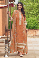 Load image into Gallery viewer, Premium Pure Mal Mal Cotton Hand Block Print Casual Salwar Kameez