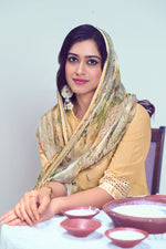 Load image into Gallery viewer, Cream Pure Cotton Shriram Booti Embroidery Work Designer Salwar Suit