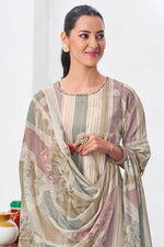 Load image into Gallery viewer, Pure Linen Digital Print Casual Multi Color Dress