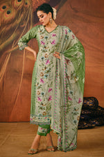 Load image into Gallery viewer, Pure Moga Silk Digital Print Casual Salwar Kameez