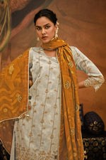 Load image into Gallery viewer, Pure Tissue Self Jacquard With Embroidered Designer Salwar Kameez
