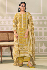 Load image into Gallery viewer, Pure Mal Mal Cotton Hand Block Print Straight Cut Salwar Kameez