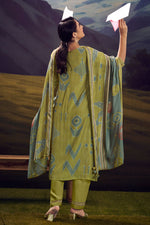 Load image into Gallery viewer, Pure Cotton Modal Checks Digital Print Straight Cut Suit