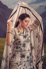 Load image into Gallery viewer, Pure Muslin Silk Digital Print Fancy Salwar Kameez