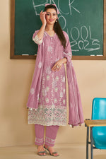 Load image into Gallery viewer, Pink Pure Cotton Block Printed Casual Wear Suit