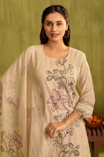 Load image into Gallery viewer, Premium Kota Checks Placement Embroidered Salwar Kameez