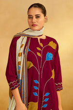 Load image into Gallery viewer, Pure Cotton Applique Embroidered Casual Salwar Suit