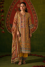 Load image into Gallery viewer, Elegant Kanjivaram Digital Print Embroidery Work Ethnic Salwar Suit