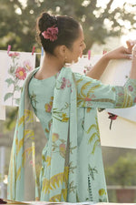 Load image into Gallery viewer, Premium Malai Chanderi Digital Print Daily Wear Salwar Kameez