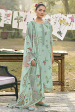 Load image into Gallery viewer, Premium Malai Chanderi Digital Print Daily Wear Salwar Kameez