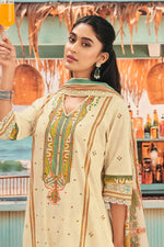 Load image into Gallery viewer, Premium Cotton Embroidered Work Party Wear Designer Straight Cut Salwar Kameez