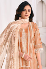 Load image into Gallery viewer, Pure Cotton Hand Block Print Casual Salwar Kameez With Printed Mal Mal Dupatta