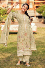 Load image into Gallery viewer, Pure Cotton Hand Block Print Straight Cut Salwar Kameez