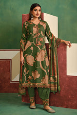 Load image into Gallery viewer, Premium Pashmina Printed Embroidery Lace Work Salwar Suit