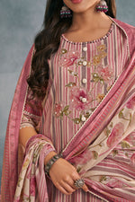 Load image into Gallery viewer, Pure Mal Mal Cotton Digital Print Long Straight Cut Casual Salwar Kameez