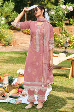 Load image into Gallery viewer, Pure Organdy Block Print Salwar Suit