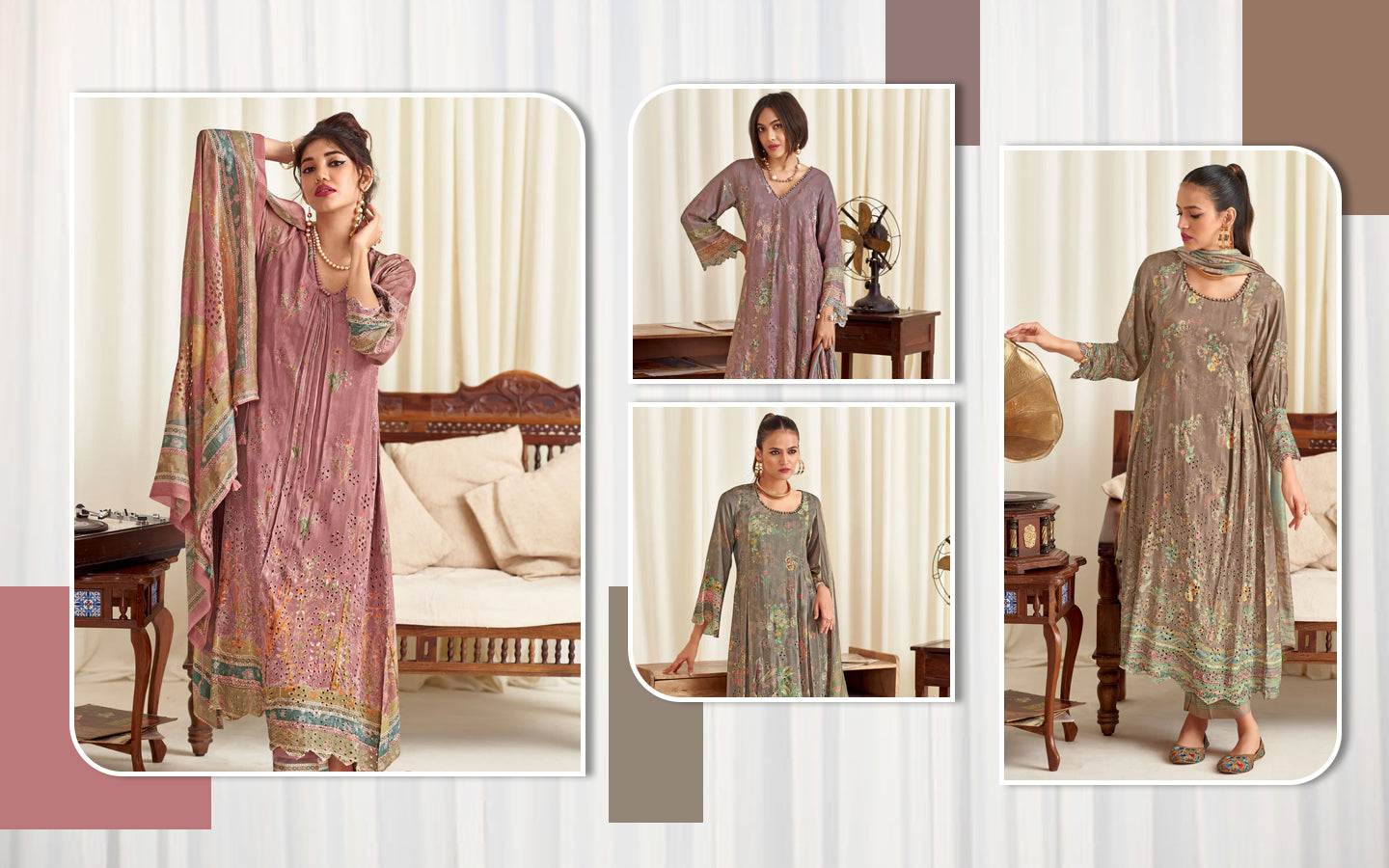 Yaadein: A Collection of Digital Print Pakistani Salwar Suits – Jay ...
