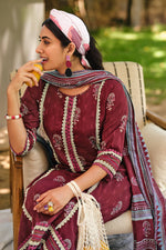 Load image into Gallery viewer, Premium Cotton Jacquard Butti Hand Block Printed Designer Daily Wear Salwar Kameez