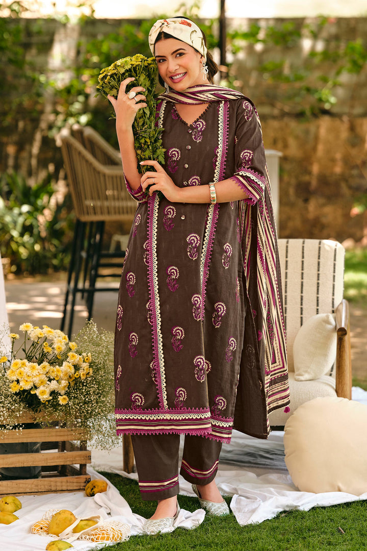Premium Hand Block Printed Cotton Salwar Kameez