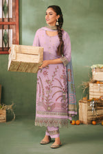 Load image into Gallery viewer, Pure Muslin Jacquard Embroidered Long Designer Straight Cut Salwar Kameez
