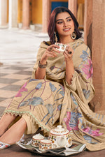 Load image into Gallery viewer, Premium Ethnic Linen Designer Salwar Kameez