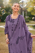 Load image into Gallery viewer, Luxury Malai Chanderi Mukaish Embroidered Party Wear Salwar Kameez