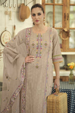 Load image into Gallery viewer, Traditional Premium Cotton Jacquard Straight Cut Salwar Kameez