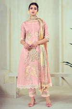 Load image into Gallery viewer, Pink Pure Cotton Digital Print Casual Salwar Kameez
