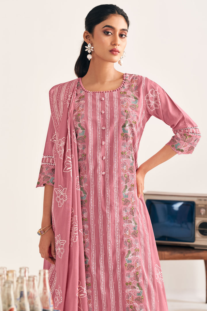 Premium Pure Mal Mal Cotton Hand Block Khadi Print Daily Wear Salwar Kameez