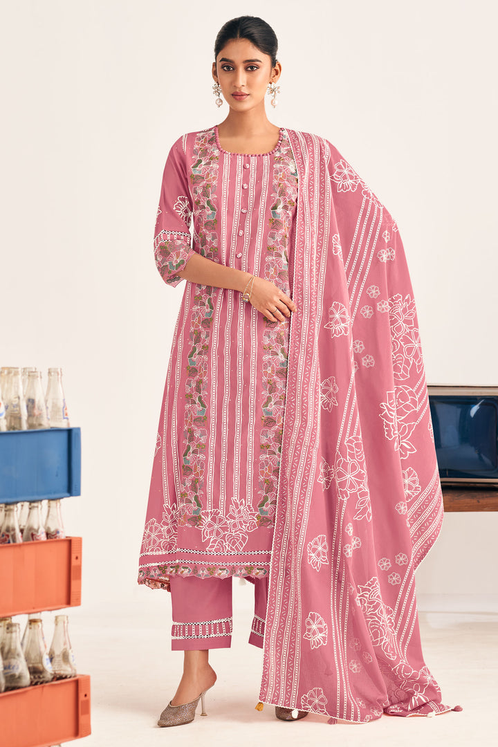 Premium Pure Mal Mal Cotton Hand Block Khadi Print Daily Wear Salwar Kameez