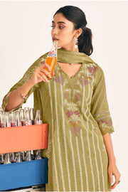 Designer Pure Mal Mal Cotton Khadi Block Print Salwar Suit