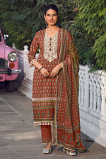 Load image into Gallery viewer, Premium Cotton Hand Block Print Casual Salwar Kameez