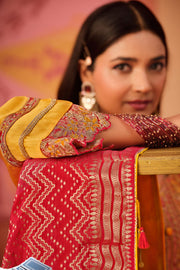 Royal Bemberg Modal Satin Jacquard Festive Wear Salwar Kameez