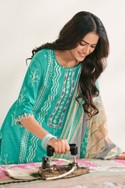 Elegant Cotton Hand Block Printed Salwar Suit