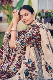 Elegant Block Print Cotton Salwar Kameez Set