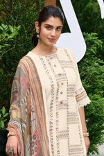 Load image into Gallery viewer, Premium Mal Chanderi Jacquard Embroidery Work Daily Wear Salwar Suit