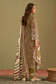 Breathable Pure Cotton Straight Cut Salwar Kameez With Block Prints