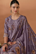 Load image into Gallery viewer, Premium Chinon Digital Print Embroidered Salwar Suit