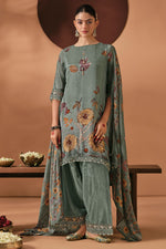 Load image into Gallery viewer, Elegant Chinon Digital Print Designer Suit