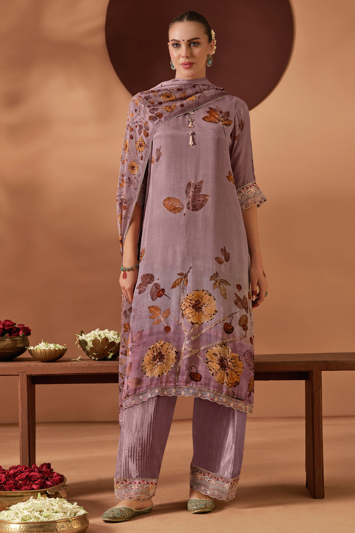 Premium Chinon Embroidery Work Daily Wear Salwar Suit
